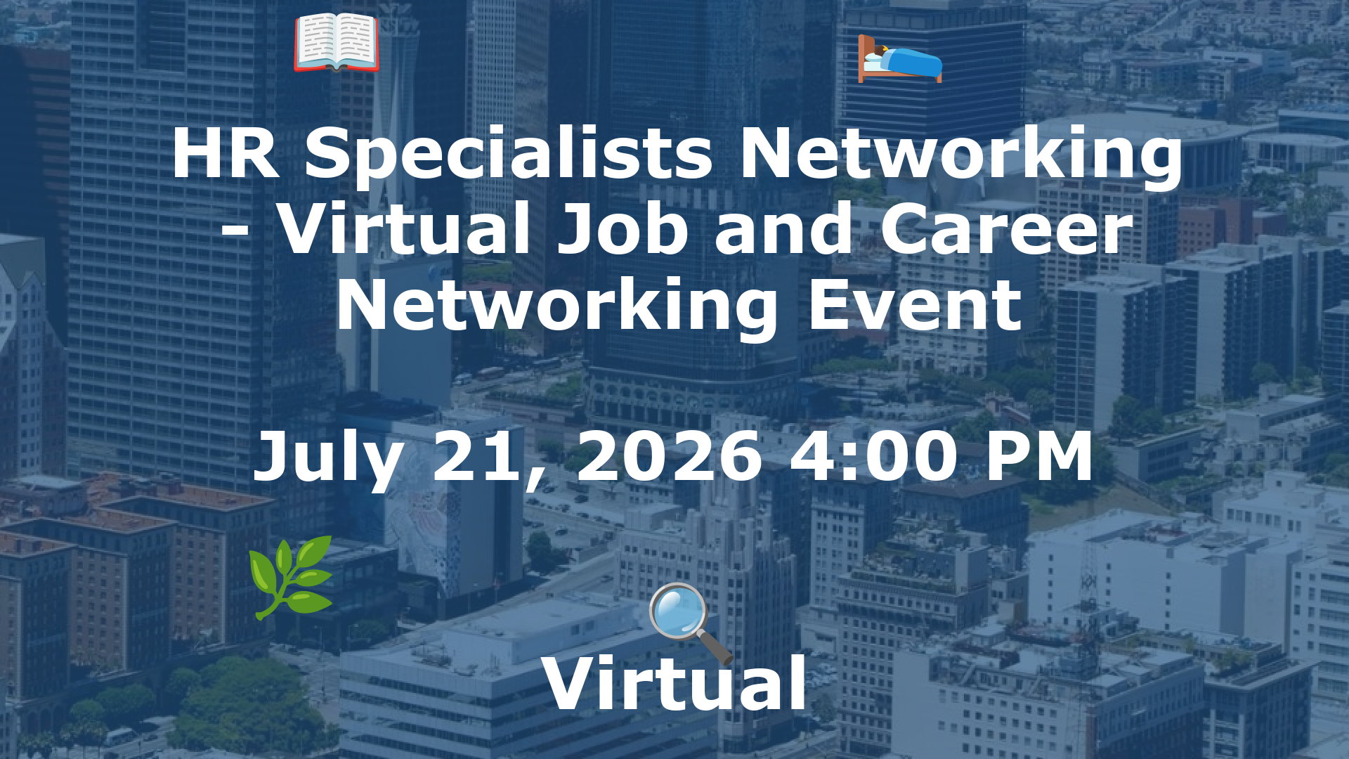 HR Specialists Networking - Virtual Job and Career Networking Event event image